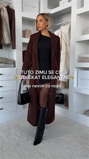 Začni s kousky, které vždy pozvednou tvůj look ✨ Dlouhé kabáty, strukturované svetry, elegantní kalhoty, kozačky na podpatku a jemné barvy 🥰 Sestav si elegantní šatník na zimu 👉🏻 erikafashion.cz | Erika Fashion