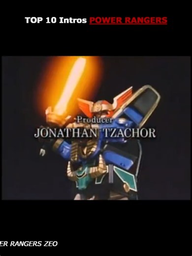 Mi Top 10 intros de power rangers (en mi opinión) #powerrangers #supersentai #top10 #opening