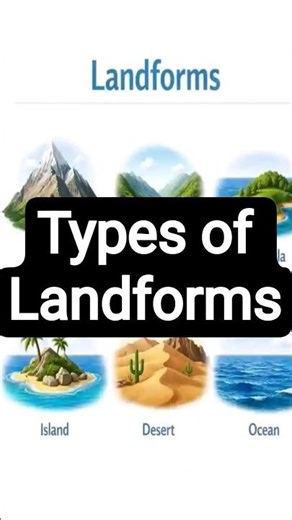 Types of Landforms | Basic Geography for Beginners