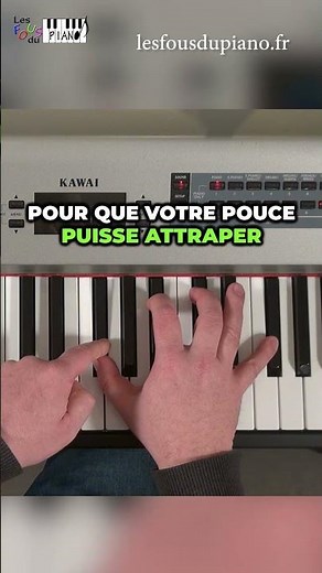 Thumb on the Black Keys on the Piano 2