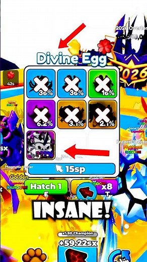 New RARE Pet from the Divine Egg Is INSANE! 🤯Tap Simulator