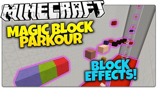 Minecraft | Magic Block Parkour | Blocks with Magic Effects! (Minecraft Parkour)