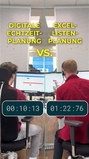 Excel-Chaos vs. Digitale Einsatzplanung ⏰