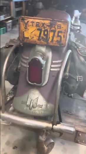1949 Harley Davidson FL Panhead Barn Fresh with Original Paint