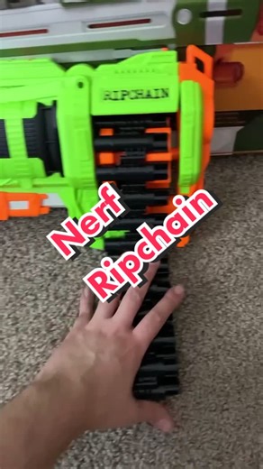 Ultimate Nerf Ripchain Review | Belt Fed Zombiestrike Blaster