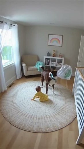 Dog Saves Baby from Plastic Bag Suffocation