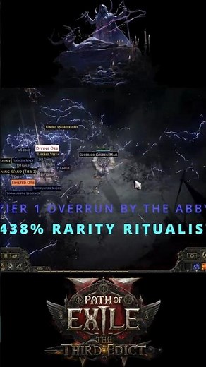 [PoE2 0.3] 438% ITEM RARITY RITUALIST #poe2