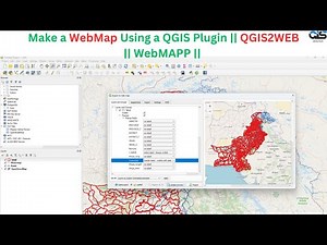 Make a WebMap Using a QGIS Plugin || QGIS2WEB || Web MAPP || GIS Analysis || WebGIS