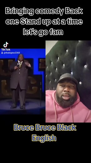 Bruce Bruce Stand Up Comedy: Black English Humor