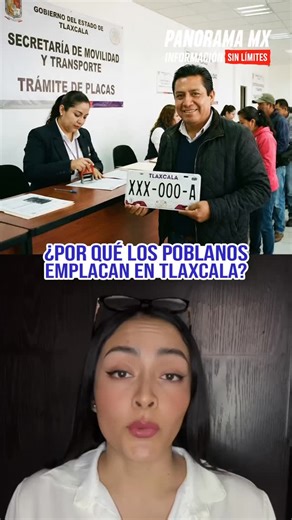 ¿Por qué los poblanos emplacan en Tlaxcala? 🚨 #Placas #multa #Auto #Autos #Baches #carros #Inseguridad #Puebla #poblanos #NoticiasPuebla #Denuncia #entretenimiento #puebla #noticias #chisme #polemica #denuncia #panoramamx | Panorama Mx