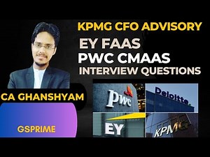 CFO Advisory EY FAAS PWC CMAAS INDAS Technical questions | ICAI placement campus 2023
