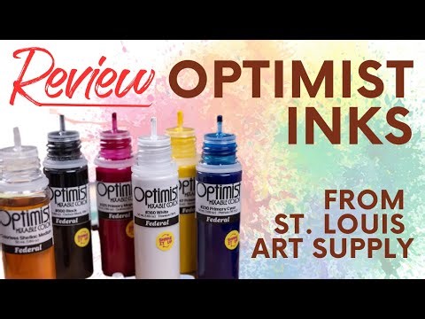 Product Review: Optimist Inks — Gorgeous and Complete Color Wheel with Primaries!
