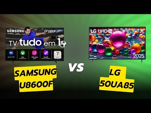 LG 50UA85 vs Samsung U8600F | Qual TV 50 Polegadas Comprar em 2026?