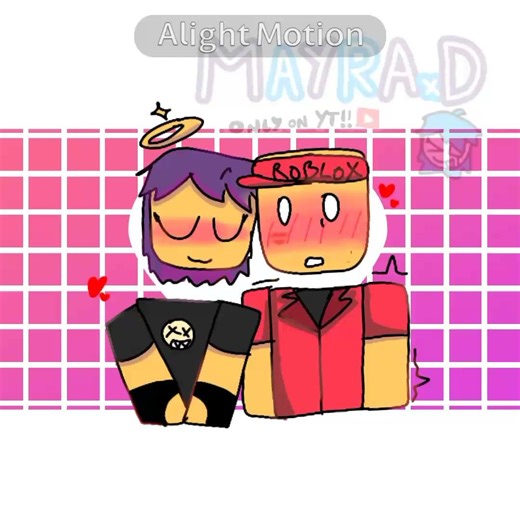 true love :D ll OC X CANON ll #alightmotion#artedigital#art #animation#forsaken#oc#canon