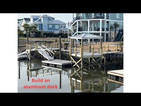 aluminum dock build