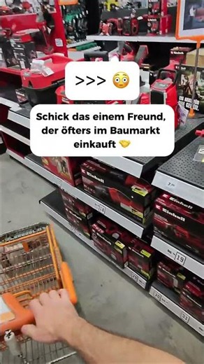 Ich kaufe seit 12 Jahren im Baumarkt und checke das erst jetzt