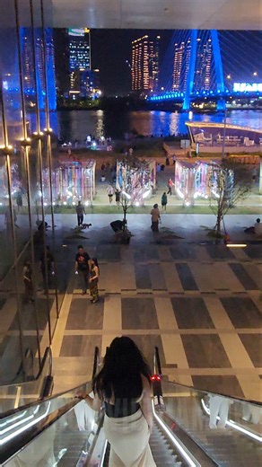 Luxury night view at Saigon Marina IFC ✨ #shorts