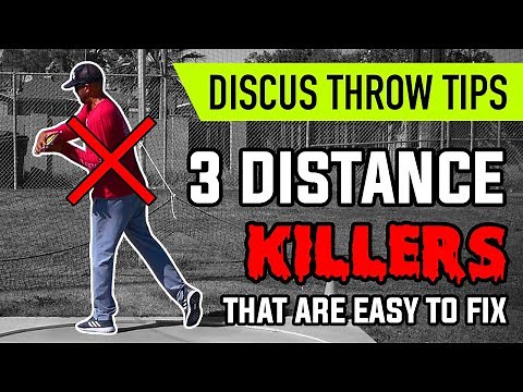 ☑️#Discus Throwing 3 Distance Killers❎ & HOW TO FIX THEM NOW! (WORTH 10-15+ Feet)