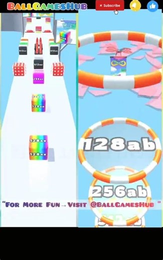 Jelly Run 2048 vs REVERSE | Mega Merge Challenge #shorts