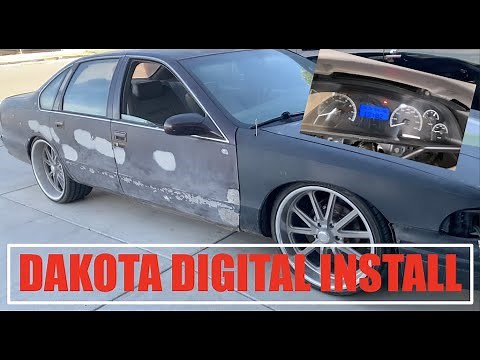 INSTALLING A DAKOTA DIGITAL DASH KIT ON MY 95 IMPALA SS