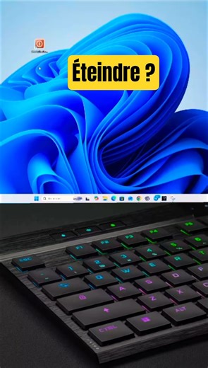 Raccourcis pour éteindre son PC #astucesdigitales #astucebureautique #accelerersonpc #windows