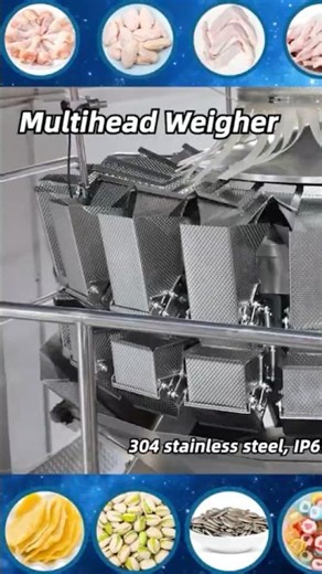 Multi-head Weigher Trial Operation #machine #factory #factoryproducts #manufacturing #sorting