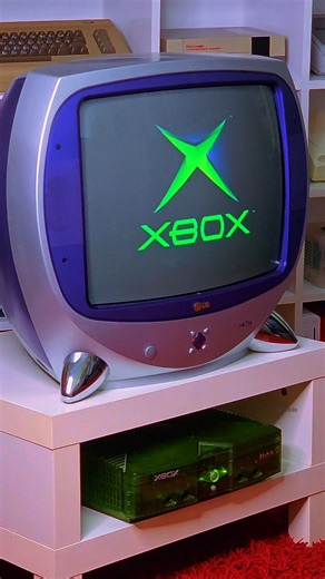 David Wellman on Instagram: "Og Xbox startup on an Lg Netee Crt tv. #xbox #retrogaming #gaming #nostalgia #2000s"