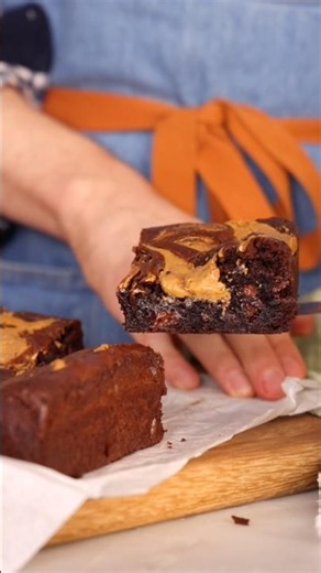 Fudgy Peanut Butter Brownies