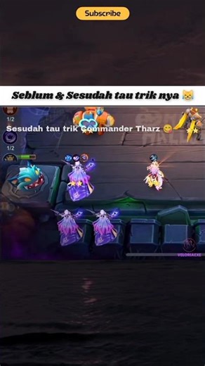 Trik main Commander Tharz Lek 😁#magicchess #magicchessgogo #mcgg #shorts #fyp