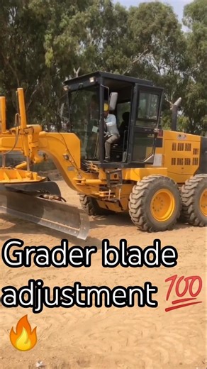 Grader Blade Adjustment | Perfect Leveling Technique | Heavy Machine Work