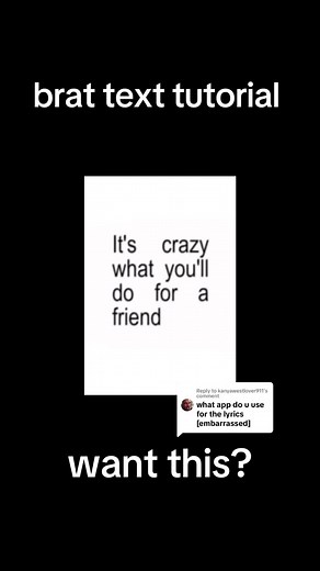 Brat Text Tutorial: Create Unique Lyric Edits