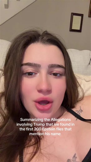 Summary of Allegations in Epstein Files Involving Trump