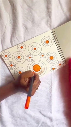 Easy Zentangle Art ✨ | Simple Doodle Drawing #Shorts