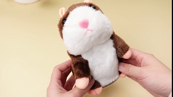 3 Pcs Christmas Talking Hamster Repeats What You Say Interactive Stuffed Plush Animal Hamster Toys for Kids Talking Mouse Toys for Xmas Birthday Gifts Boys Girls Early Learning