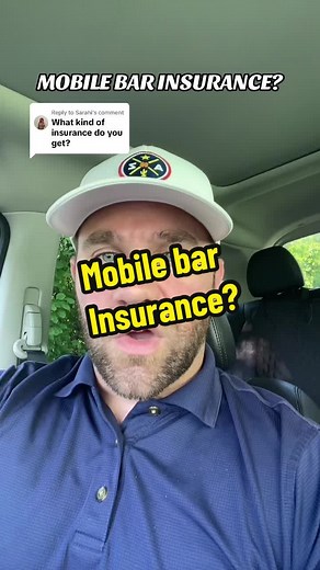 Replying to @Sarahi what kind of insurance do you need to start a mobile bar business? General liability is a must, some also have liquor liability We cover licensing, permits, insurance in the Mobile Bar Hub Membership (info in my prof) #mobilebar