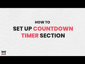 How to set up "Countdown Timer" Feature