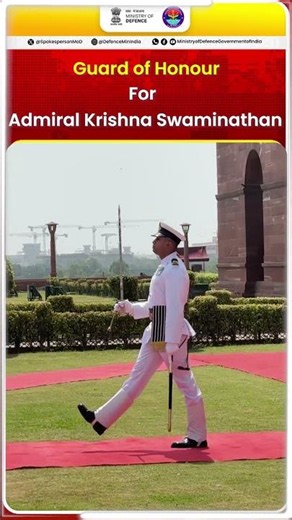 Admiral Krishna Swaminathan assumed charge as the Chief of the Naval Staff.