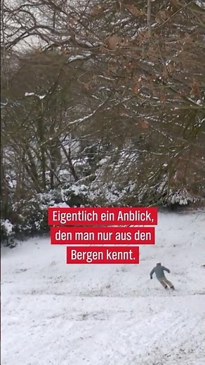🤯⛷️WHAT: Skifahren in Hamburg? #shorts #winter #hamburg #schnee