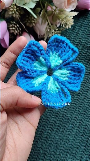 Crochet Easy Flower #crochet #handmade #flowers