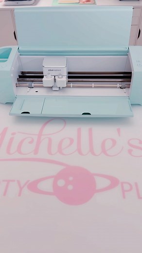 10K views · 1K reactions | I recently expanded my studio and now it’s time for some branding. Let’s add my logo to one of my new craft stations! #cricutmade #cricut | Michelle's Party Plan-It by Michelle Stewart | Facebook