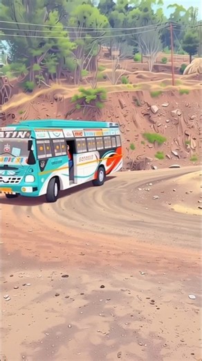Jatin transport cartoon type bus 🚌 video