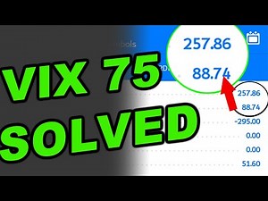 Best Vix 75 Trading Strategy For Small Accounts