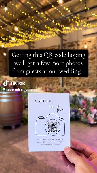 QR Code Wedding Photos: Capture Memorable Moments