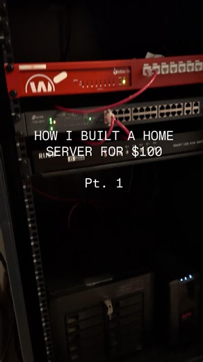 How I built my home server for $100! #homelab #linux #privacy #data security #networking #firewall
