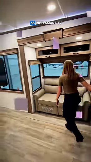 Elevate your RV experience with the Paradigm 375RD! ✅ Astonishing rear entertainment area with L-couch and sleeper sofa ✅ 65" smart TV and fireplace for cozy nights ✅ Impressive kitchen with island, stainless steel sink, and dishwasher prep ✅ 4-burner cooktop stove and residential 12-volt refrigerator ✅ Spacious bathroom with full 61"x30" shower and porcelain toilet ✅ Main bedroom with King-sized bed, flip-top dresser, and smart TV ✅ Barn style closet with washer/dryer prep for added convenience