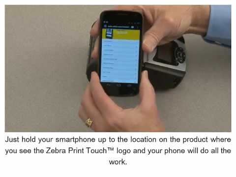 Zebra QLN320: Using the Zebra Print Touch feature