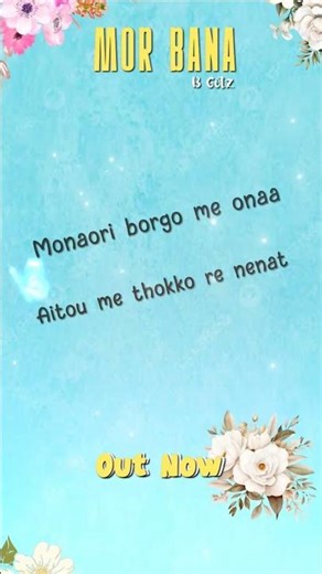 Mor Bana out now. #morbana #bgotz #bishnupriyamanipurisong #bmsongs