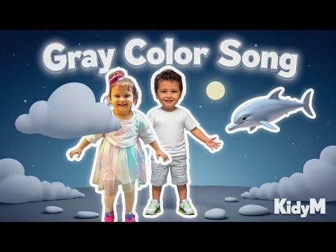 GRAY ☁️ COLOR SONG for Kids | Learn the Color GRAY | Fun Nursery Rhyme