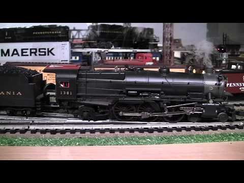 MTH Premier PRR K4s O-Gauge Steam Locomotives Triple-Headed in True HD 1080p