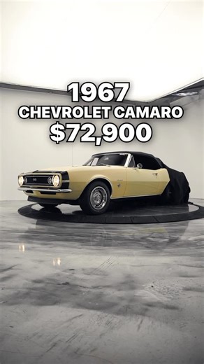 EarthMotorcars on Instagram: "One word: TIMELESS⏳This ‘67 Camaro comes with a 327ci, newly refreshed interior, brand new convertible top and SO much more… Head online for the full listing — now LIVE!💻 #classiccars #classiccamaro #67camaro #restomod #collectorcars #carsforsale #vintagecars"